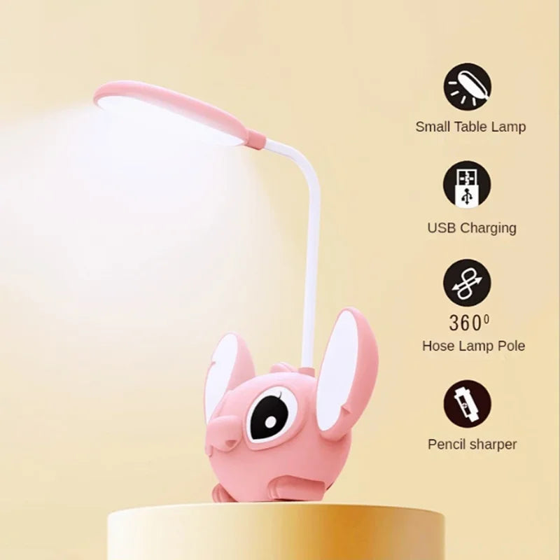 Lilo & Stitch Led Desk Lamp with Pencil Sharpener