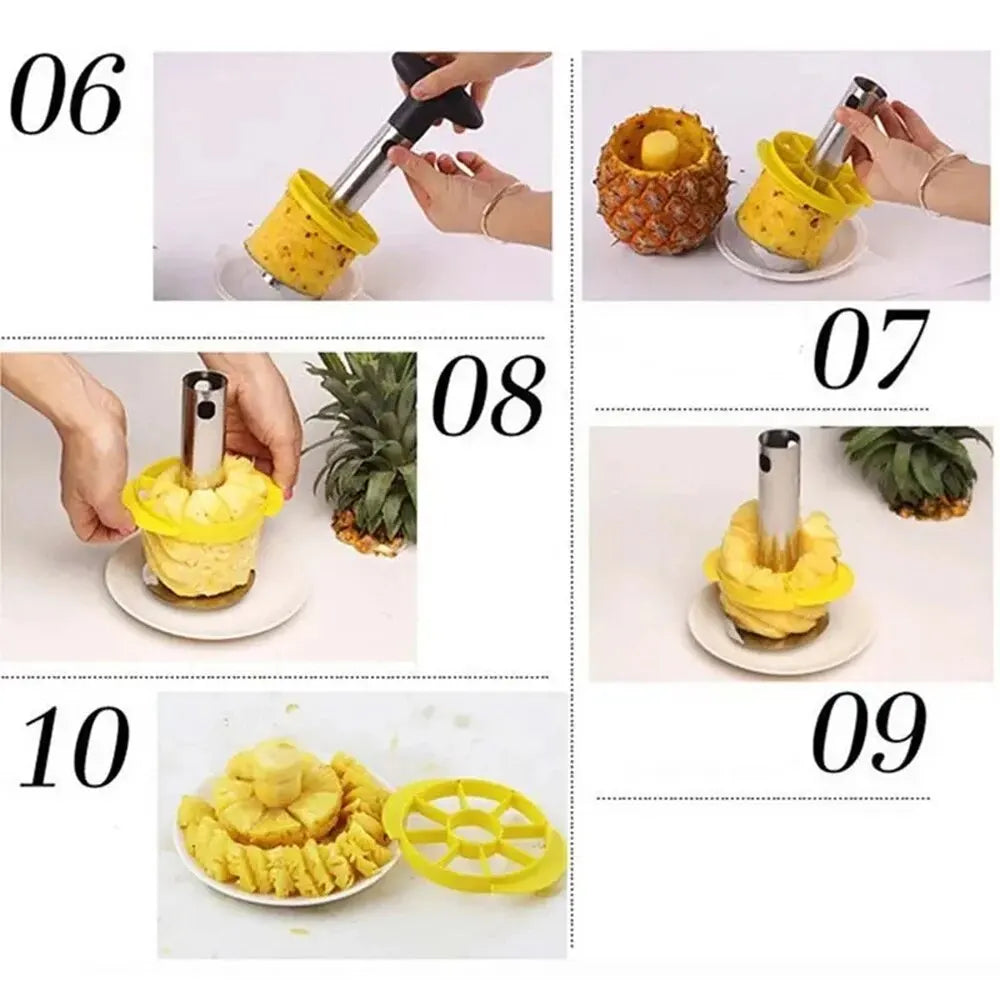 1PCS Spot Stainless Steel Pineapple Peeler