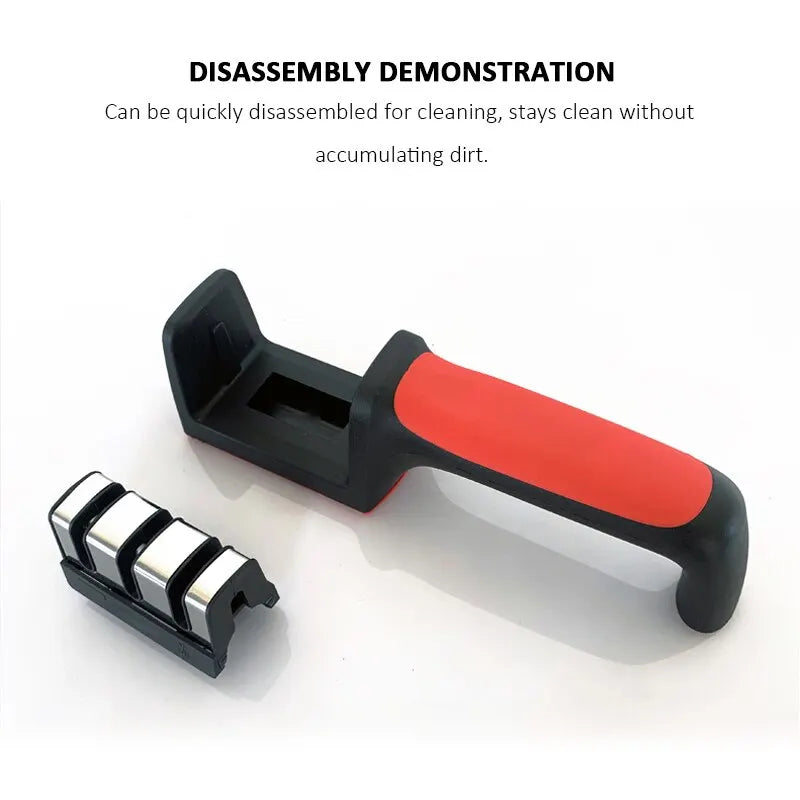 3/4-Segment Knife Sharpener, Multi-Functional Hand-Held