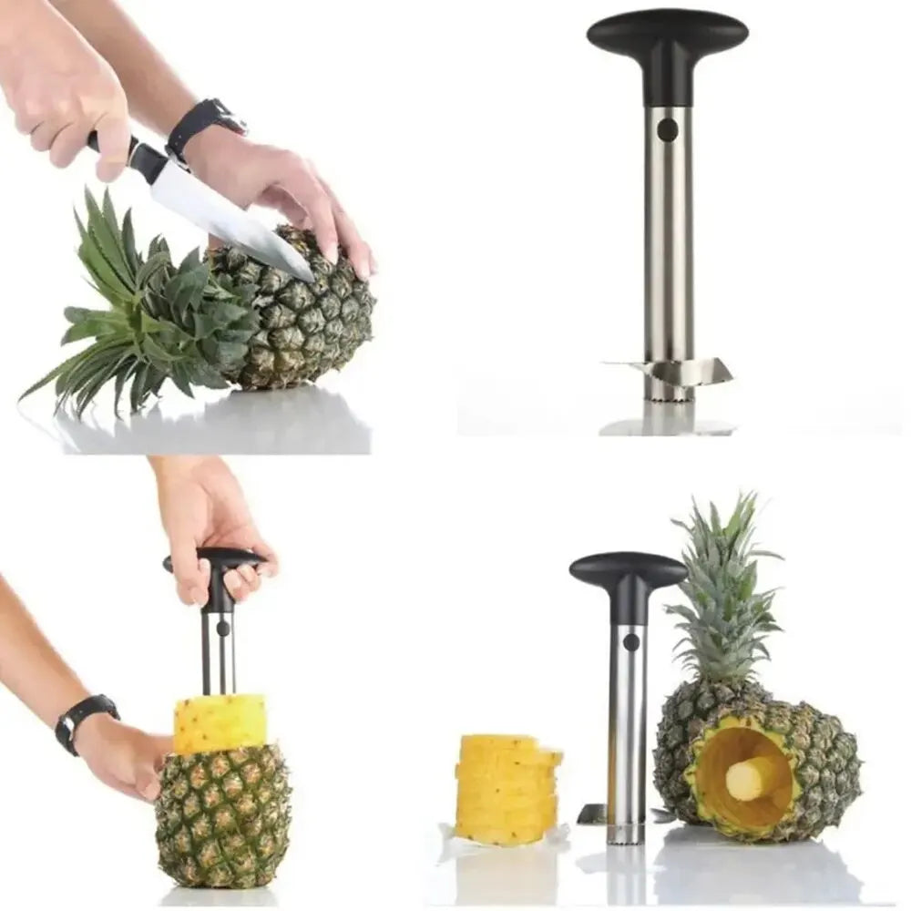 1PCS Spot Stainless Steel Pineapple Peeler